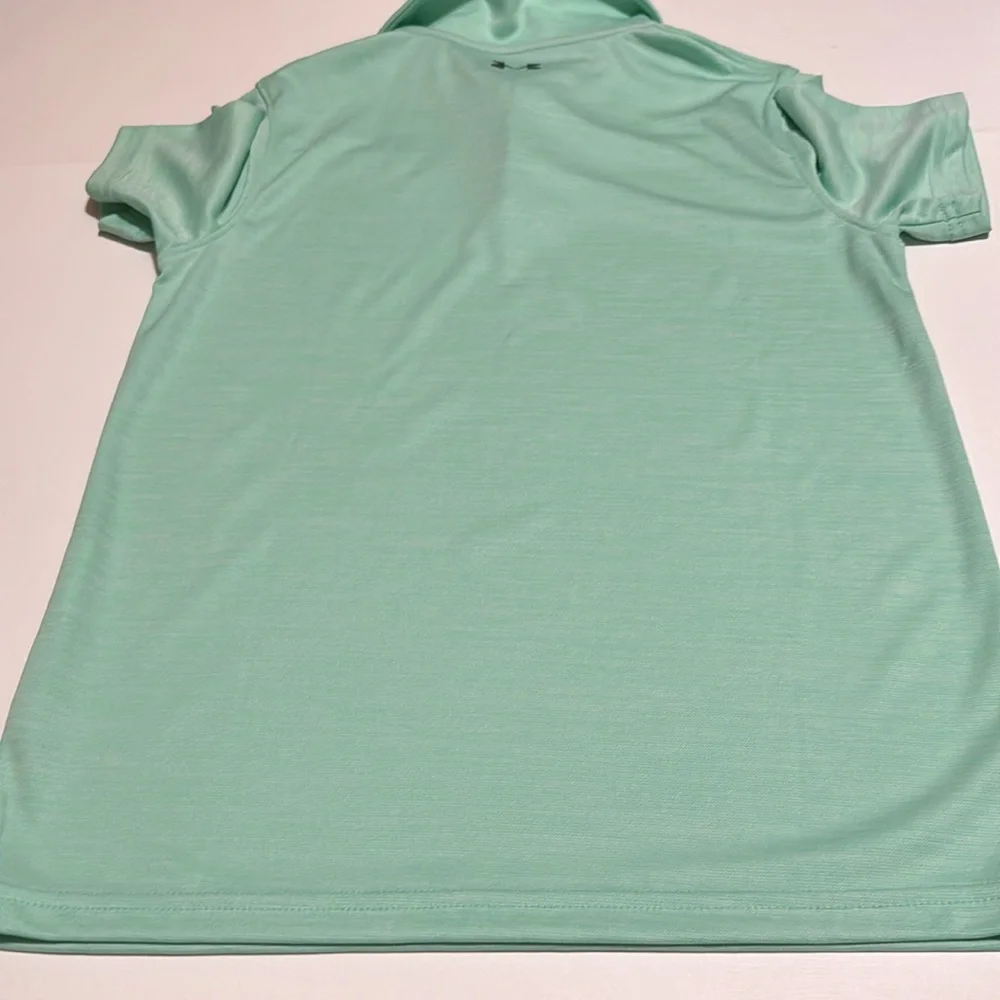 Boys Green Under Armour Performance Polo Shirt - Picture 2 of 3